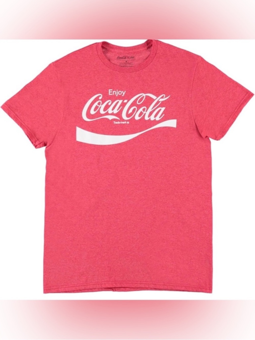 Coca Cola Men’s Red Logo Short Sleeve T-Shirt